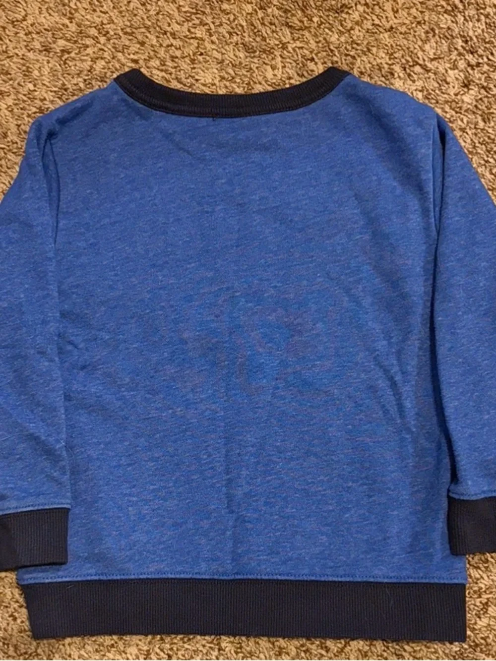 Vintage Gymboree Blue & Navy Shark Applique Top size 3T